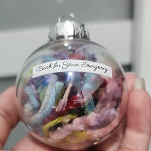 Yarn Emergency Ornament